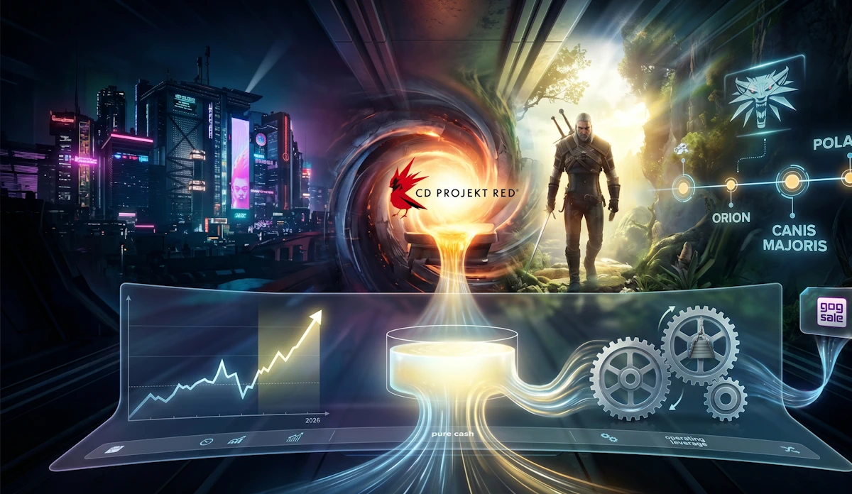 Analiza Fundamentalna CD Projekt (CDR)- gotówka, lewar operacyjny i...
