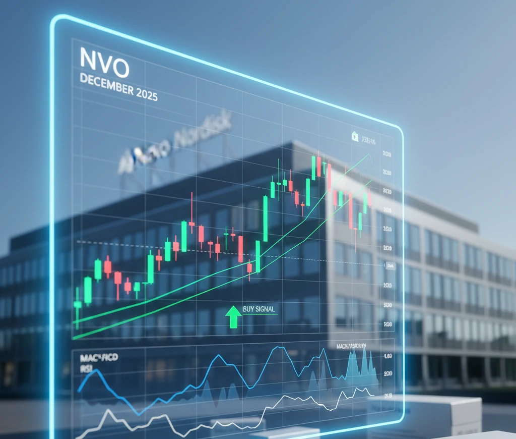 Analiza techniczna akcji Novo Nordisk (NVO) – Grudzień 2025