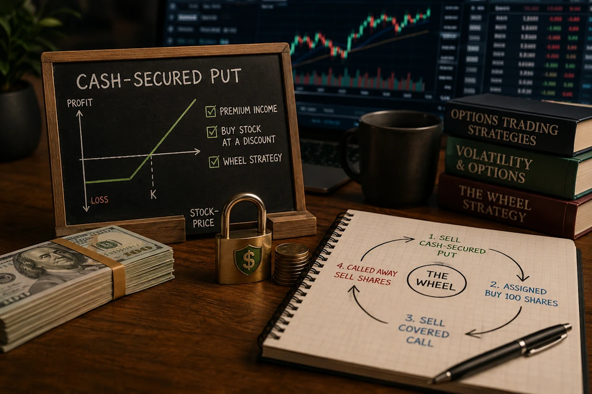 Cash-Secured Put Jak wystawiać opcje sprzedaży, aby kupić akcje wybranej spółki z dyskontem?