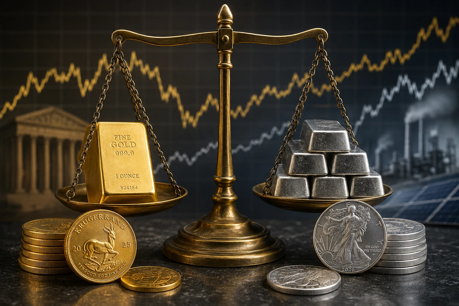 Gold/Silver Ratio: jak wykorzystać wskaźnik w alokacji
