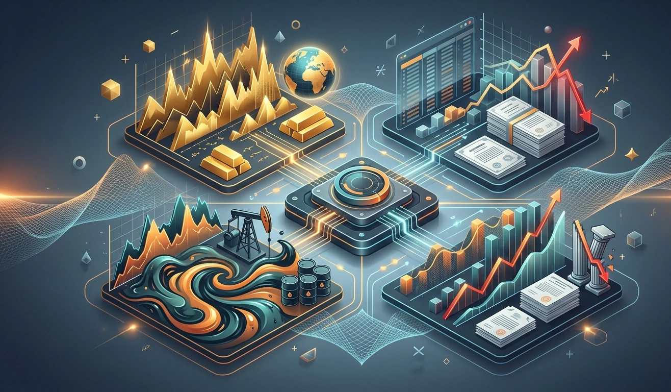 Indeksy zmienności na inne aktywa (GVZ na złoto, OVX na ropę)