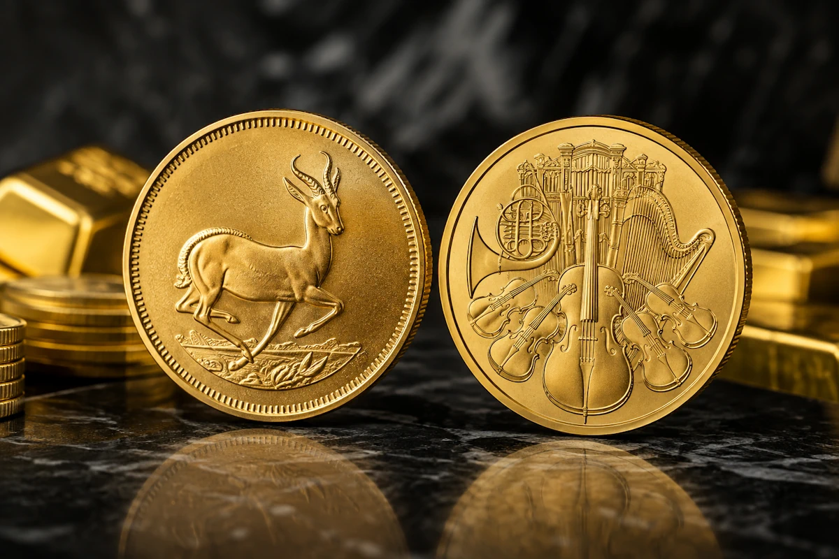 Krugerrand czy Filharmonik? Płynność i koszty złota