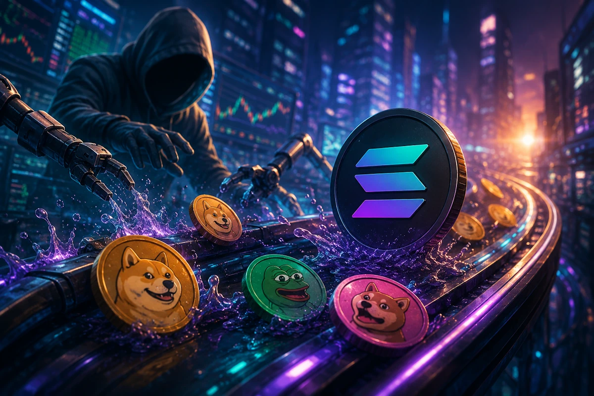 Memecoiny na blockchainie Solana: Jak boty MEV i DEX-y (Raydium) zmieniają płynność na rynku krypto?
