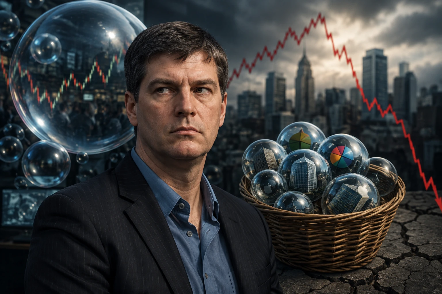 Michael Burry: bańka pasywnych ETF i indeksów tech