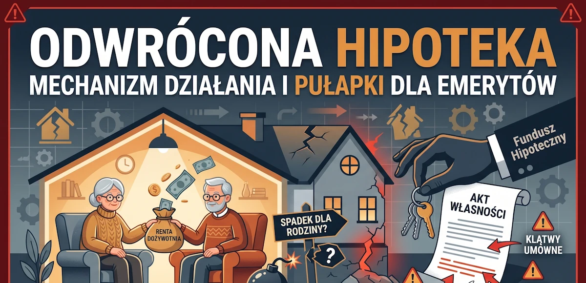 Odwrócona hipoteka – mechanizm działania i pułapki dla emerytów