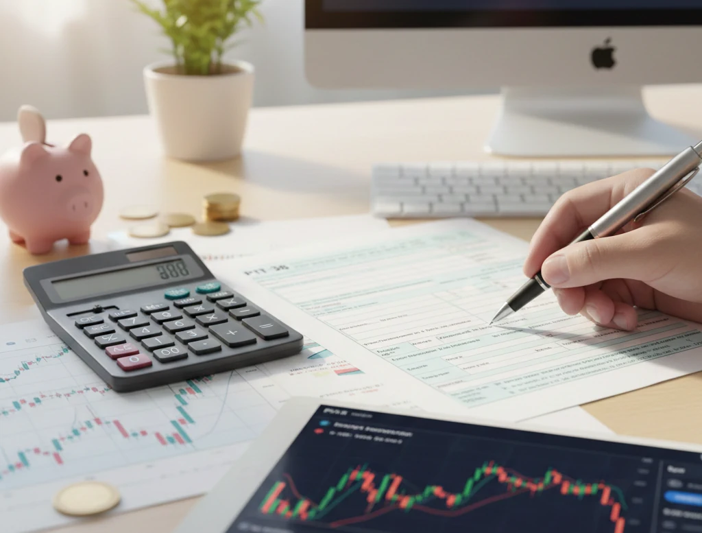 Podatek giełdowy (PIT-38) – jak rozliczyć zyski i straty z akcji?