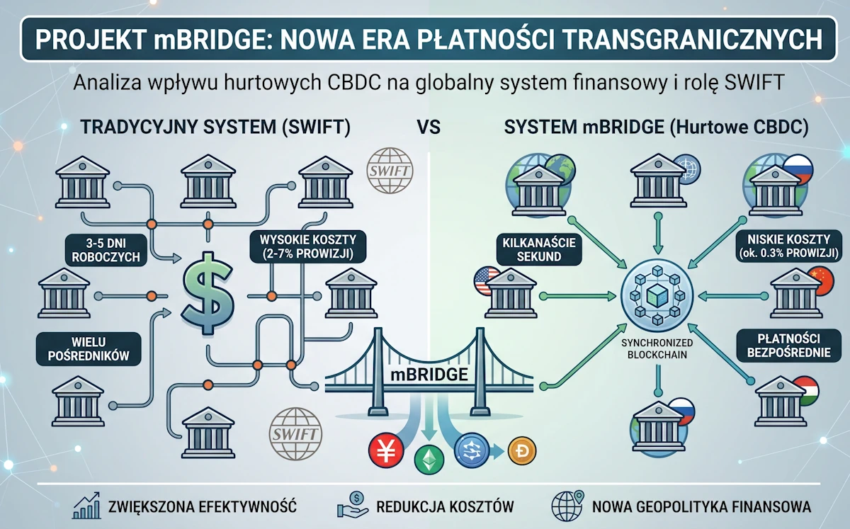 Projekt mBridge – jak CBDC wyzeruje SWIFT i zmieni układ sił na rynku FX?