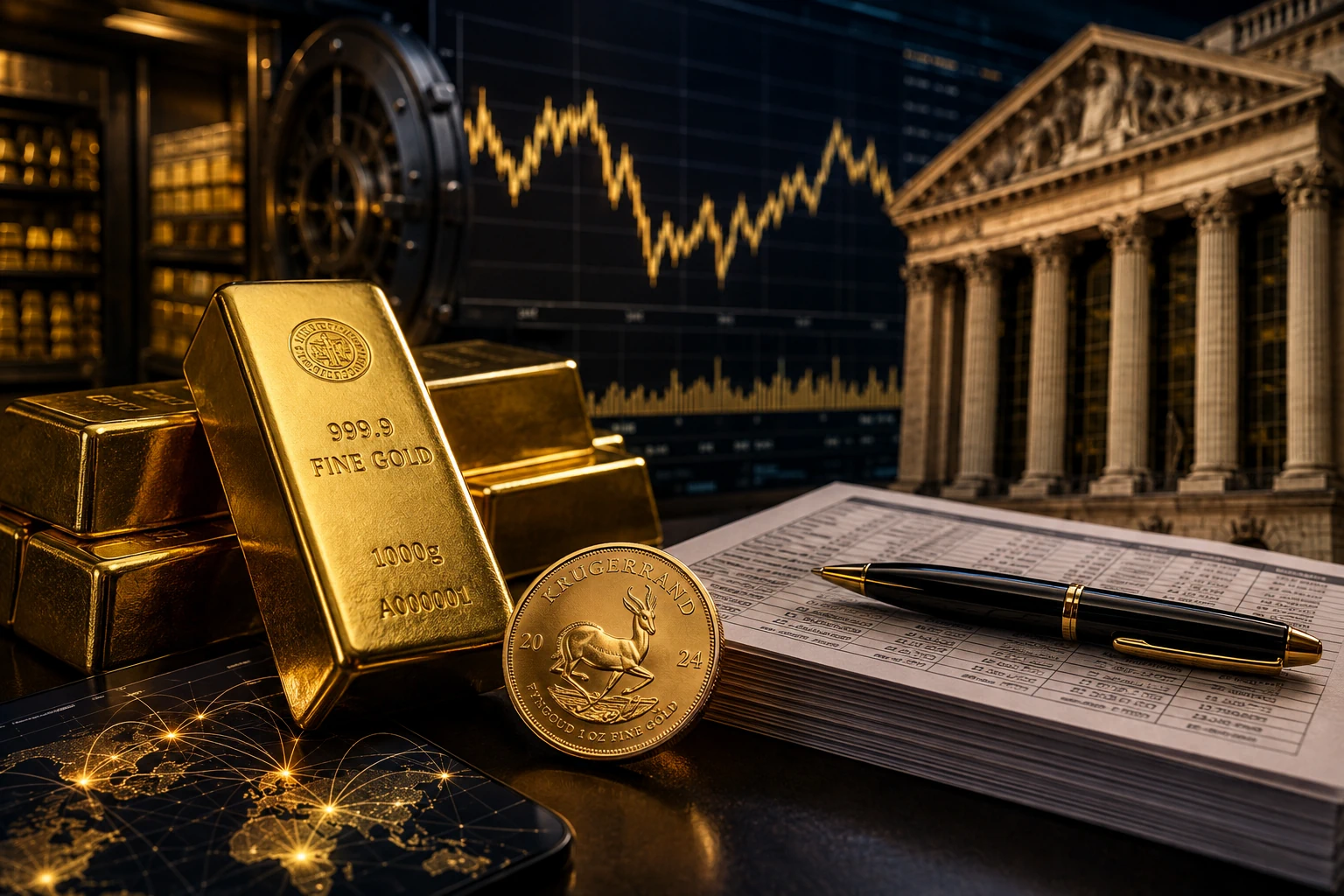 Złoto papierowe na rynku OTC. Ryzyko niewypłacalności i dlaczego London Bullion Market dyktuje ceny